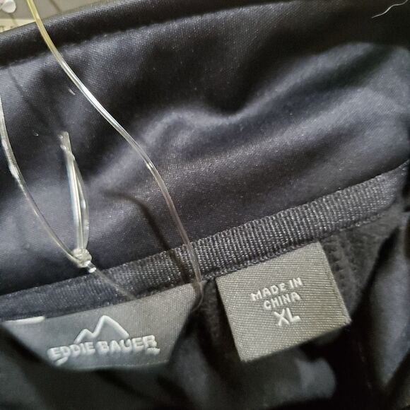 Eddie bauer jacket womens size xl black trail soft shell water resistant logo - Picture 9 of 9